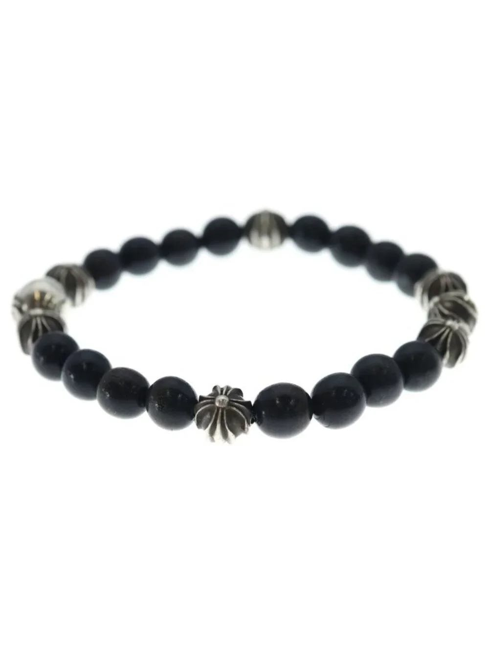 Chrome Hearts 8 Bead 8 Beads Bracelet 8 Garnet